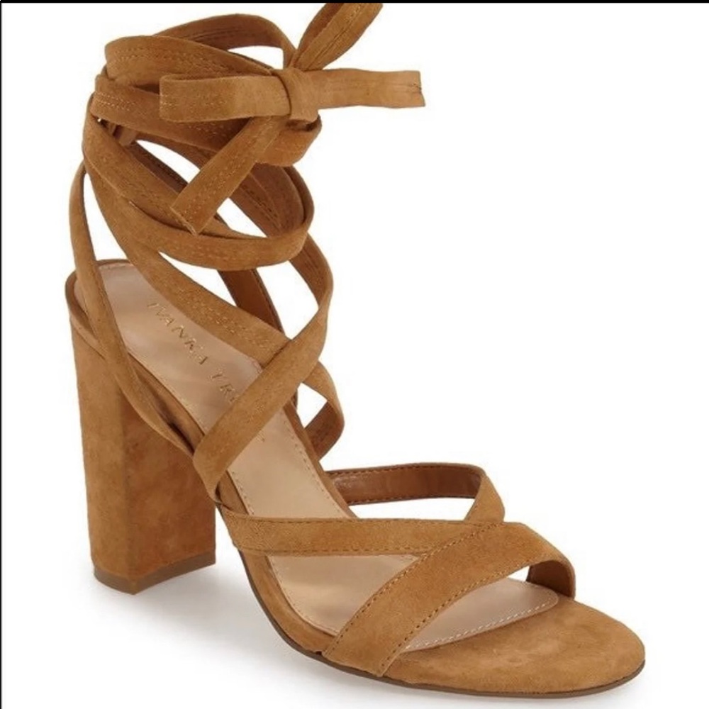 vanka Trump 'Ellyn' Lace-Up Sandal